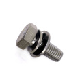 High tensile Stainless steel ss304 / 306 Hexagon head sems screw